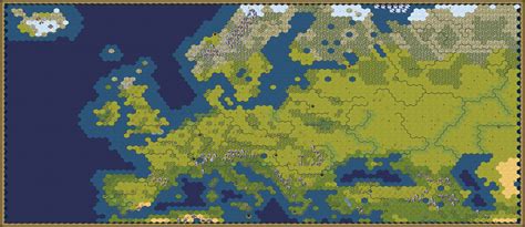 Detailed map of True Start Location Europe, with the Gathering Storm expansion. : r/civ