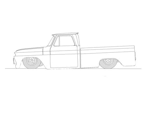 Chevy Silverado Drawing at PaintingValley.com | Explore collection of Chevy Silverado Drawing