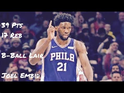 Joel Embid Highlights 76ers vs Pistons - YouTube