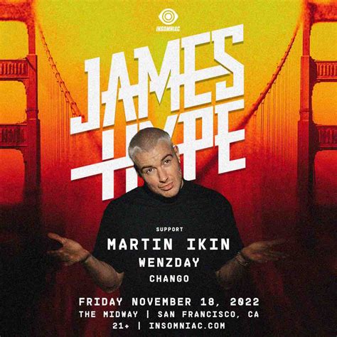 James Hype Tickets at The Midway in San Francisco by The Midway SF | Tixr