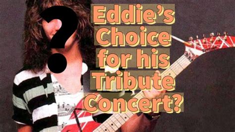 Eddie's guitar choice for his tribute concert? : r/guitarlessons