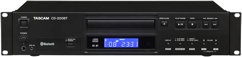 Tascam CD-200BT Professional Rack Mountable CD Player / Bluetooth Receiver