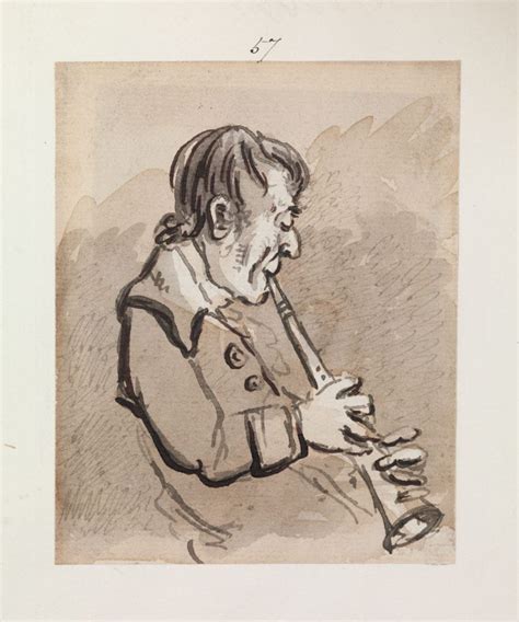 Man playing a horn | Recent Antiquarian Acquisitions