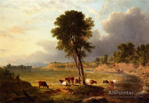 Asher Brown Durand View In The Catskills Oil Painting Reproductions for ...