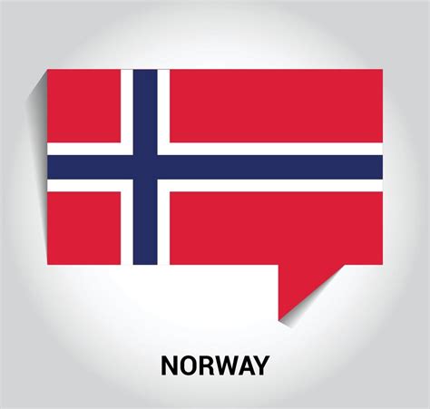 Norway flag design vector 13341737 Vector Art at Vecteezy