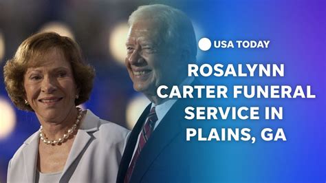 Rosalynn Carter funeral livestream: Watch the Plains, Ga. service