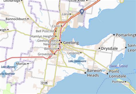 MICHELIN Geelong map - ViaMichelin