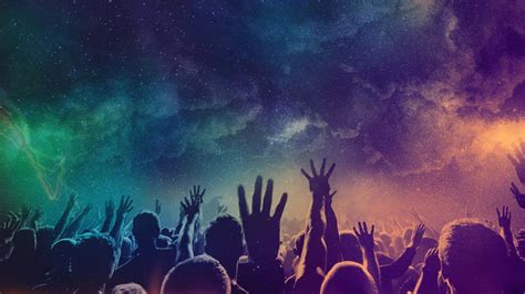 Download Starry Colorful Sky Worship Picture | Wallpapers.com