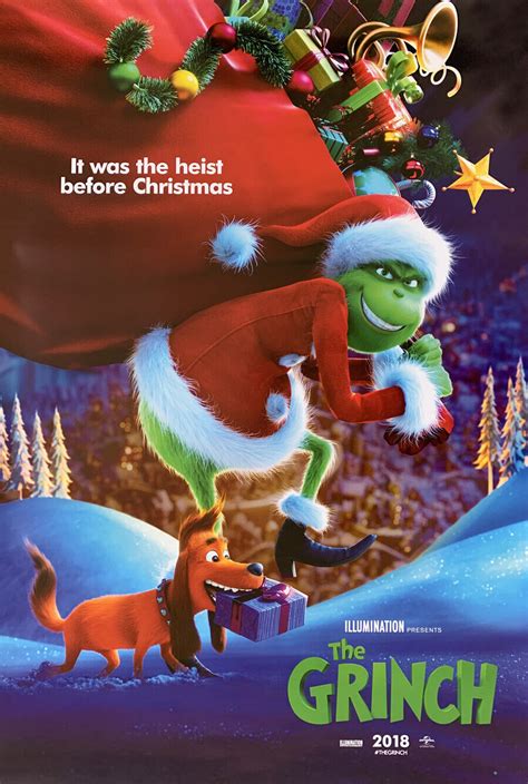 THE GRINCH MOVIE POSTER 2 Sided ORIGINAL VERY RARE INTL FINAL 27x40 DR. SEUSS | #4633559036