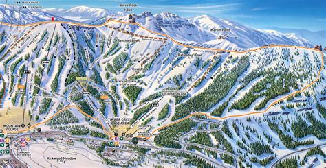 Kirkwood Ski Resort Trail Map - Bobbie Stefanie