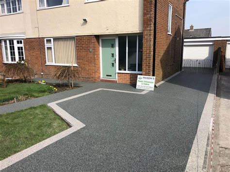 Slate Grey Resin Bound Aggregate, Tired Concrete Driveway Chorley