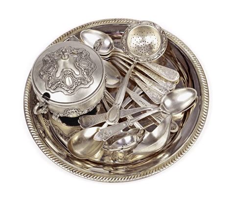 Antique silverware stock photo. Image of precious, silver - 24653884