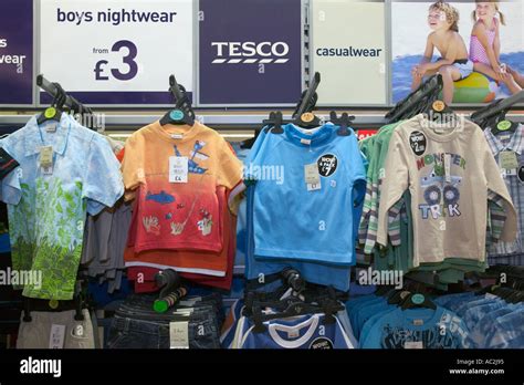 Tesco clothing hi-res stock photography and images - Alamy