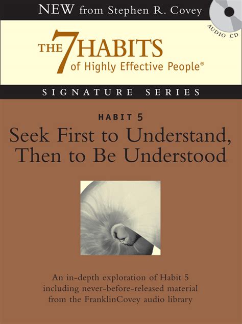 Habit 5 Seek First to Understand then to be Understood Audiobook by Stephen R. Covey | Official ...