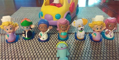 Bubble Guppies School Bus Figures Lot | #1902162646