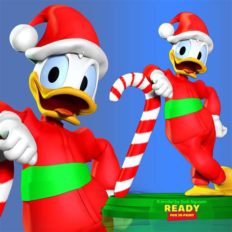 ArtStation - Donald Duck - Christmas | Resources