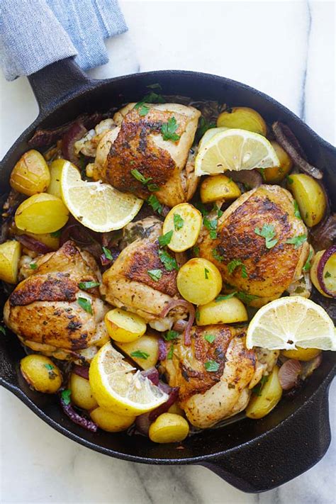 Spanish Chicken and Potatoes | Easy Delicious Recipes