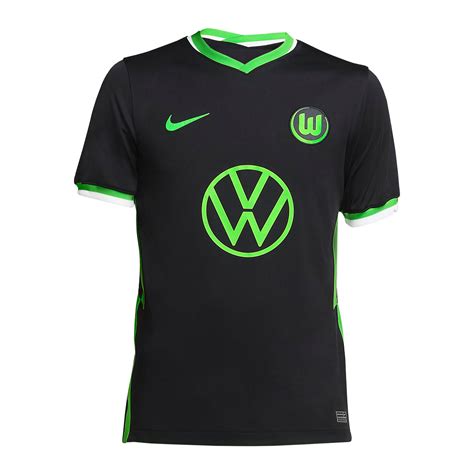 Nike Vfl Wolfsburg Trikot Away 2020/2021 Kids schwarz