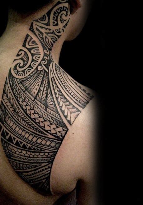 40 Tribal Neck Tattoos For Men - Manly Ink Ideas