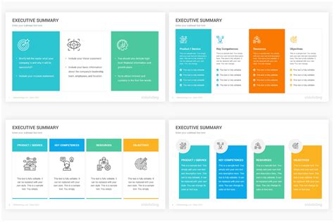 Executive Summary PowerPoint Diagrams for $16