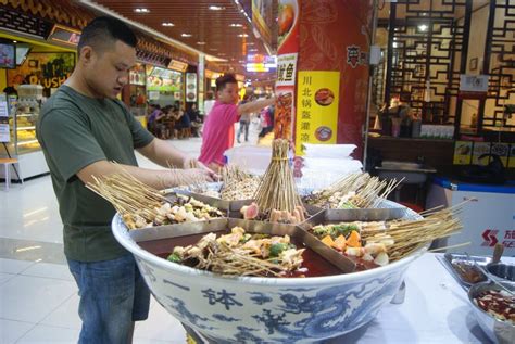 Shenzhen, China: Delicious Food Street Landscape Editorial Photography - Image of commercial ...