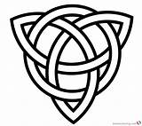 Printable Pages Celtic Knot Coloring sketch template