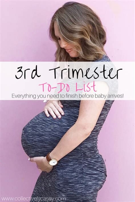 Third Trimester To-Do List - Collectively Casey