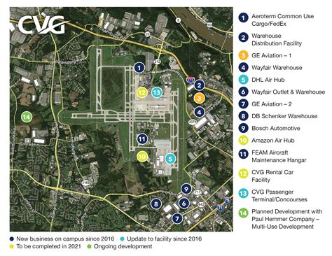 Cvg Parking Map