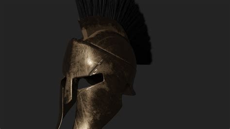 OBJ file Spartan Helmet 🪖・3D printer design to download・Cults