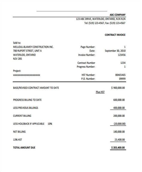 38+ Sample Invoice Templates - Word, PDF, Excel