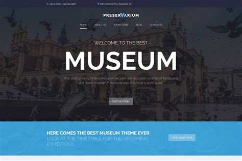 Museum Website Template