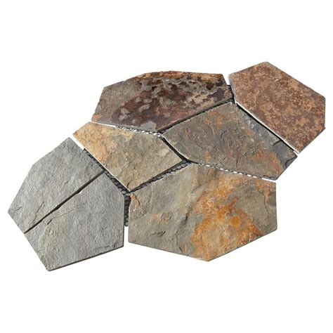 Daltile Natural Stone Collection Mongolian Spring 12 in. x 24 in. Slate ...