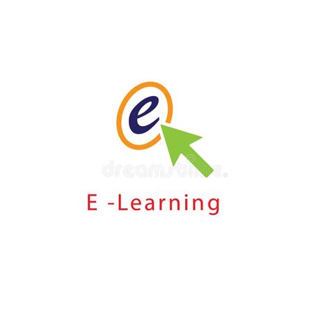 E Learning Vector Logo Design Stock Vector - Illustration of elearning ...