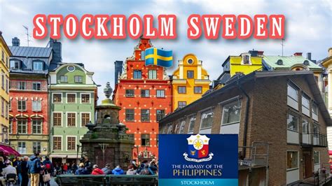 Stockholm,Sweden 🇸🇪||Visiting Philippine Embassy for passport renewal ...