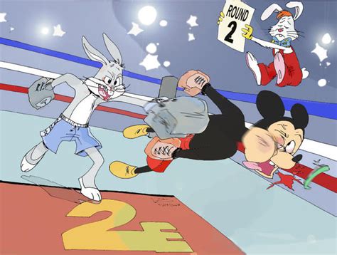 Mickey Mouse Vs. Bugs Bunny by Kapalsky on DeviantArt