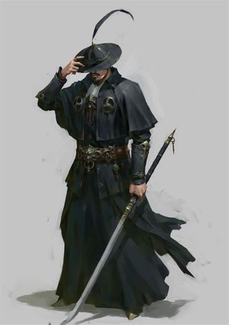 Swordsman by Li Xingchi Rpg Character, Character Portraits, Fantasy ...