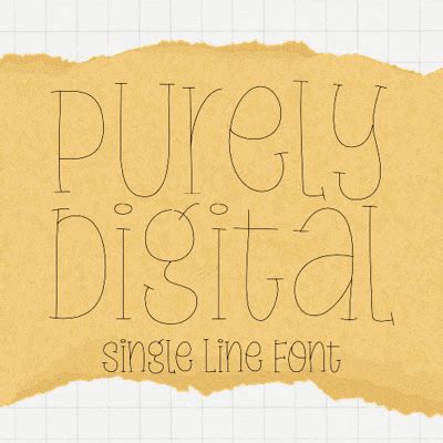 Single line fonts | Collection | FontSpace