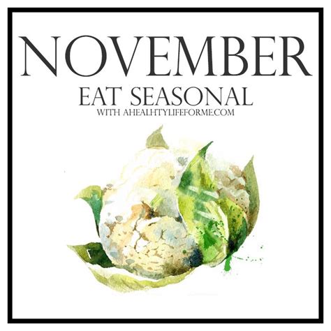 Seasonal Produce Guide for November » A Healthy Life For Me