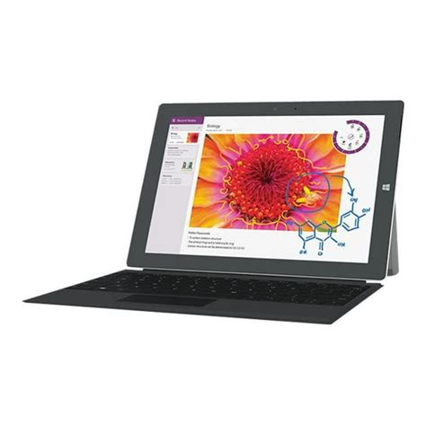 Microsoft Surface 3 Type Cover - Keyboard - backlit - QWERTY - US ...