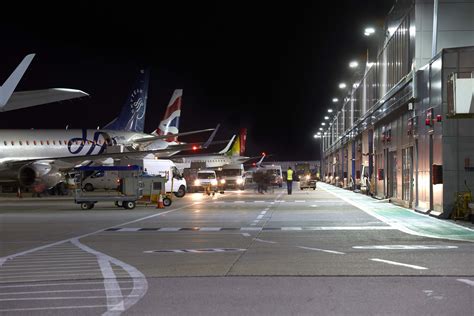 London City Airport, UK - Midstream Lighting