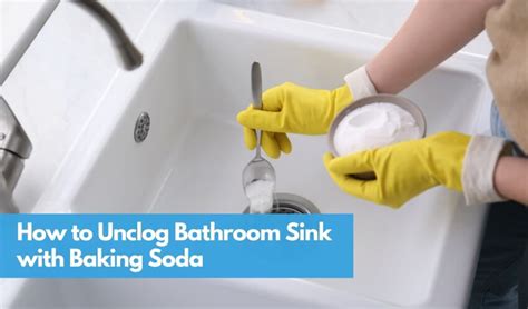 How To Unclog Bathroom Sink With Baking Soda And Vinegar