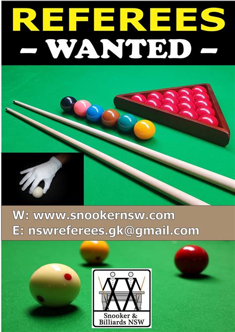 Referee Development — Snooker and Billiards NSW