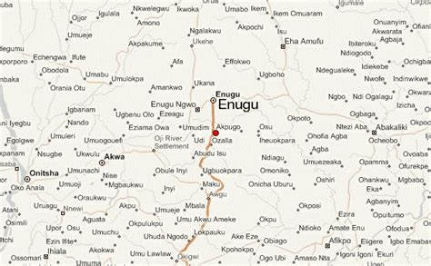 Enugu Map