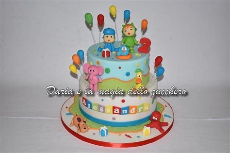 Pocoyo cake - Decorated Cake by Daria Albanese - CakesDecor