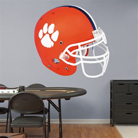 Clemson Tigers Helmet Wall Decal | Shop Fathead® for Clemson Tigers Decor