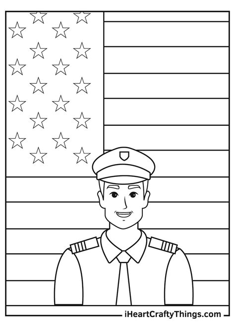 Veterans Day Cards Printable To Color