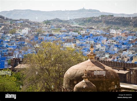 View of Jodhpur, known as the Blue City, from Mehrangarh Fort, Jodhpur, Rajasthan, India Stock ...