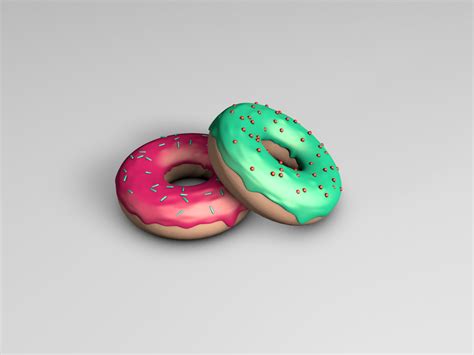 donuts 3d model