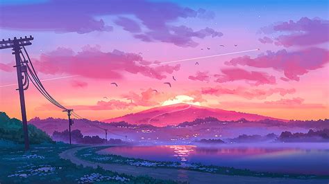 Landscape Pixel Art , Artist , , and Background, Pixel Sunset HD ...