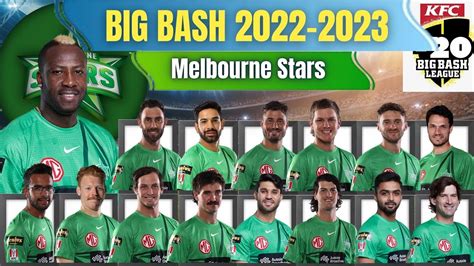 Melbourne Stars Full & Final Squad BBL 2022-2023 | Melbourne Stars New ...